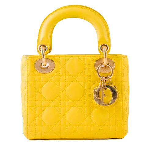 yellow mini lady dior|mini Lady Dior for sale.